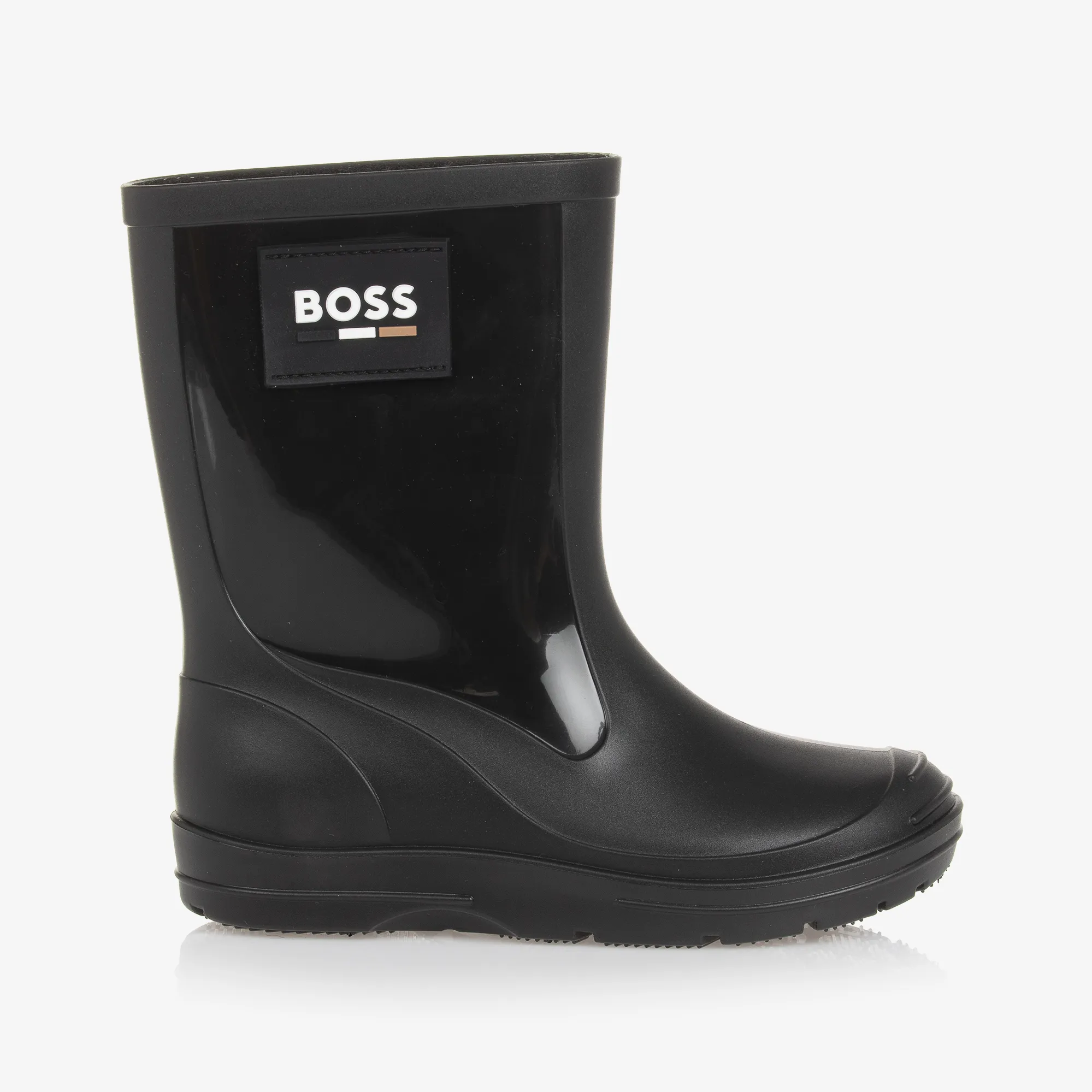 Boys Black Rain Boots